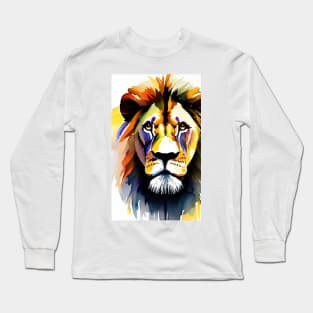 Male lion portrait Long Sleeve T-Shirt